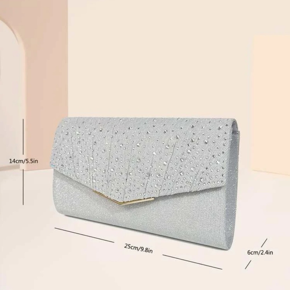 4/$14🦋 Rhinestone Wallet Bag - Picture 8 of 8